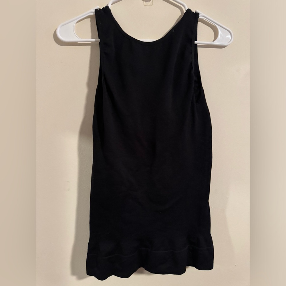 Unbranded Stretchy Wireless Padded Shapewear Tank Non Removable Cups XL DD Top - Picture 4 of 6